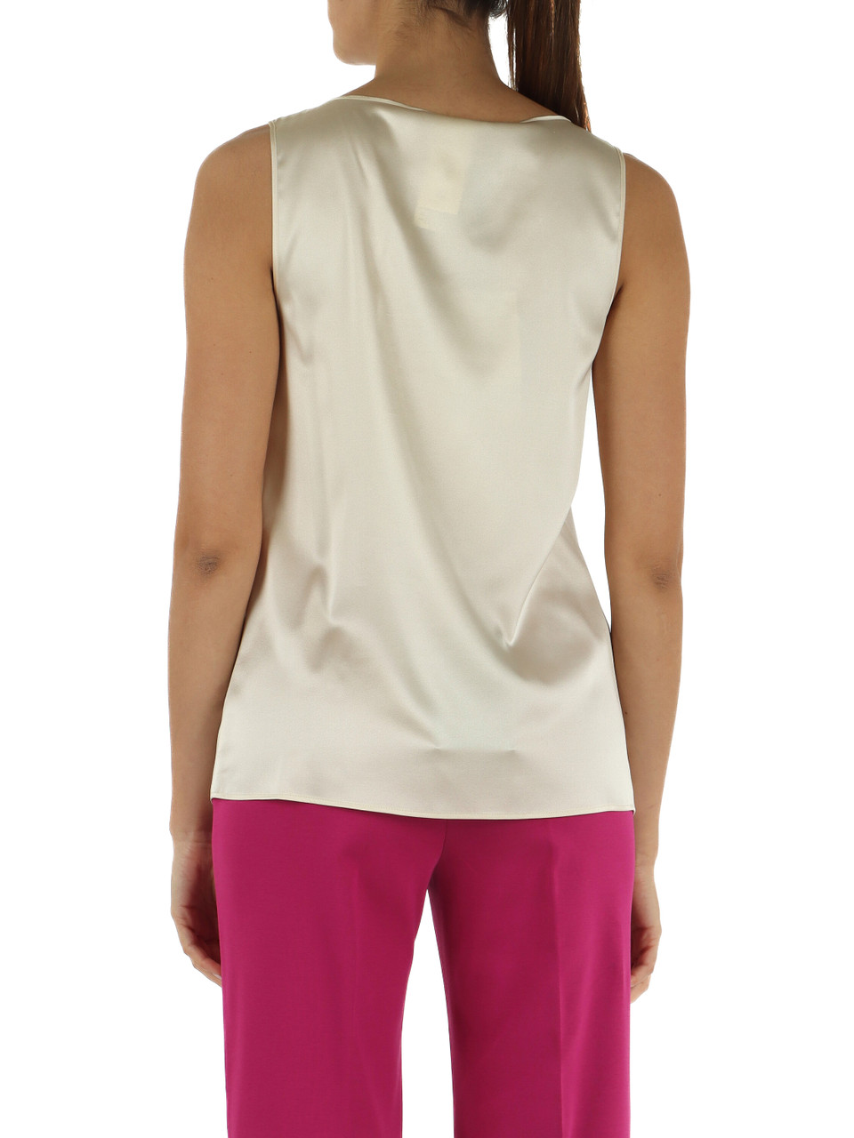 NUDE | Top in seta stretch GILBERT
