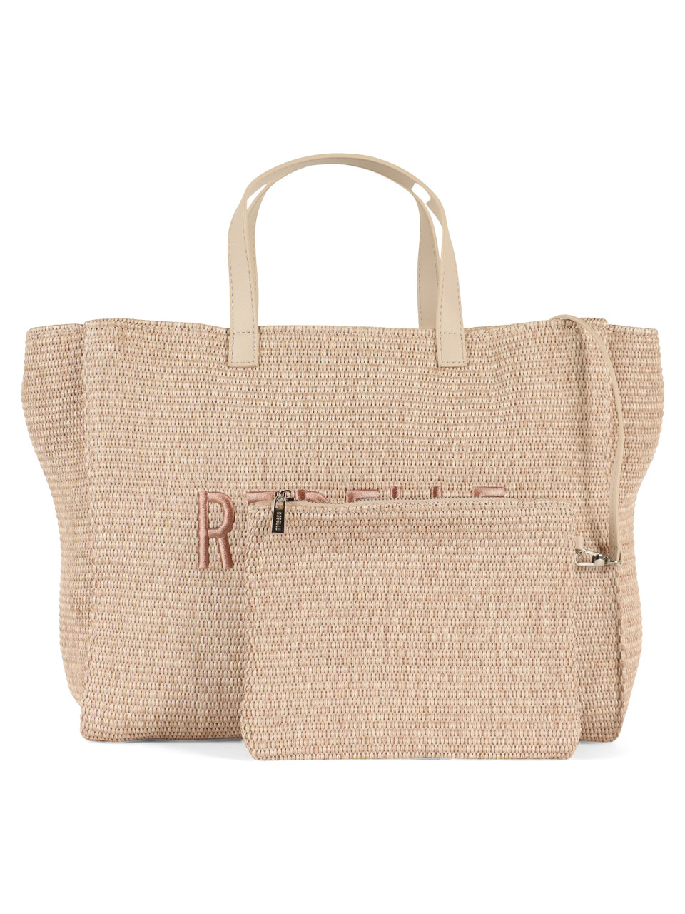 ROSA CHIARO | Borsa a mano in paglia ASHANTI