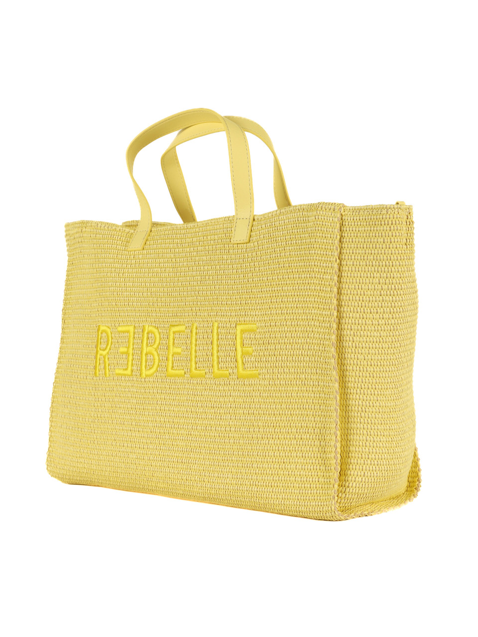 GIALLO | Borsa a mano in paglia ASHANTI