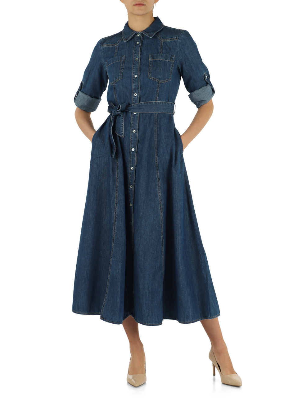 BLU | Abito midi in denim ALARICO