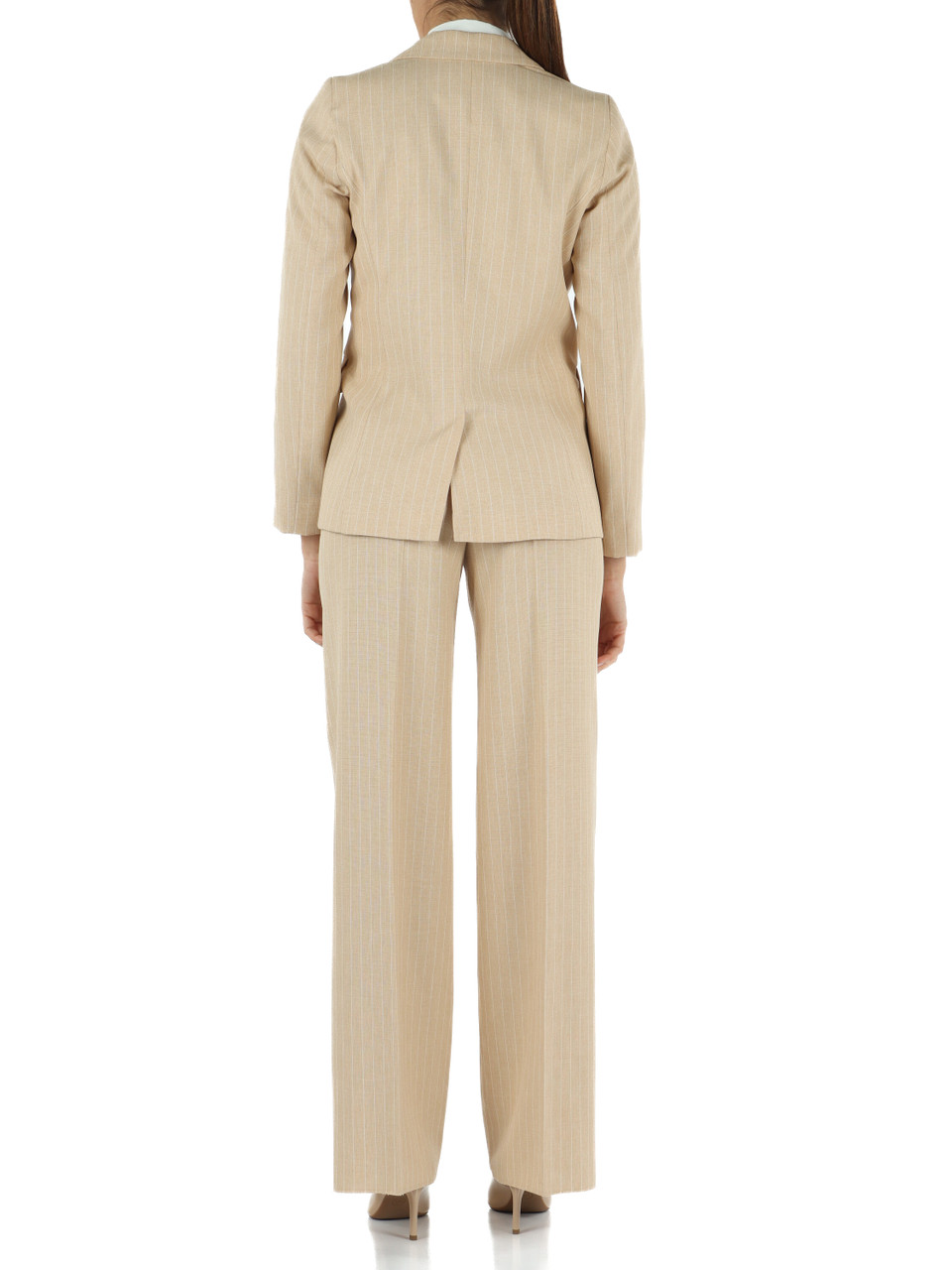 BEIGE | Tailleur pantalone in misto viscosa ANELLO