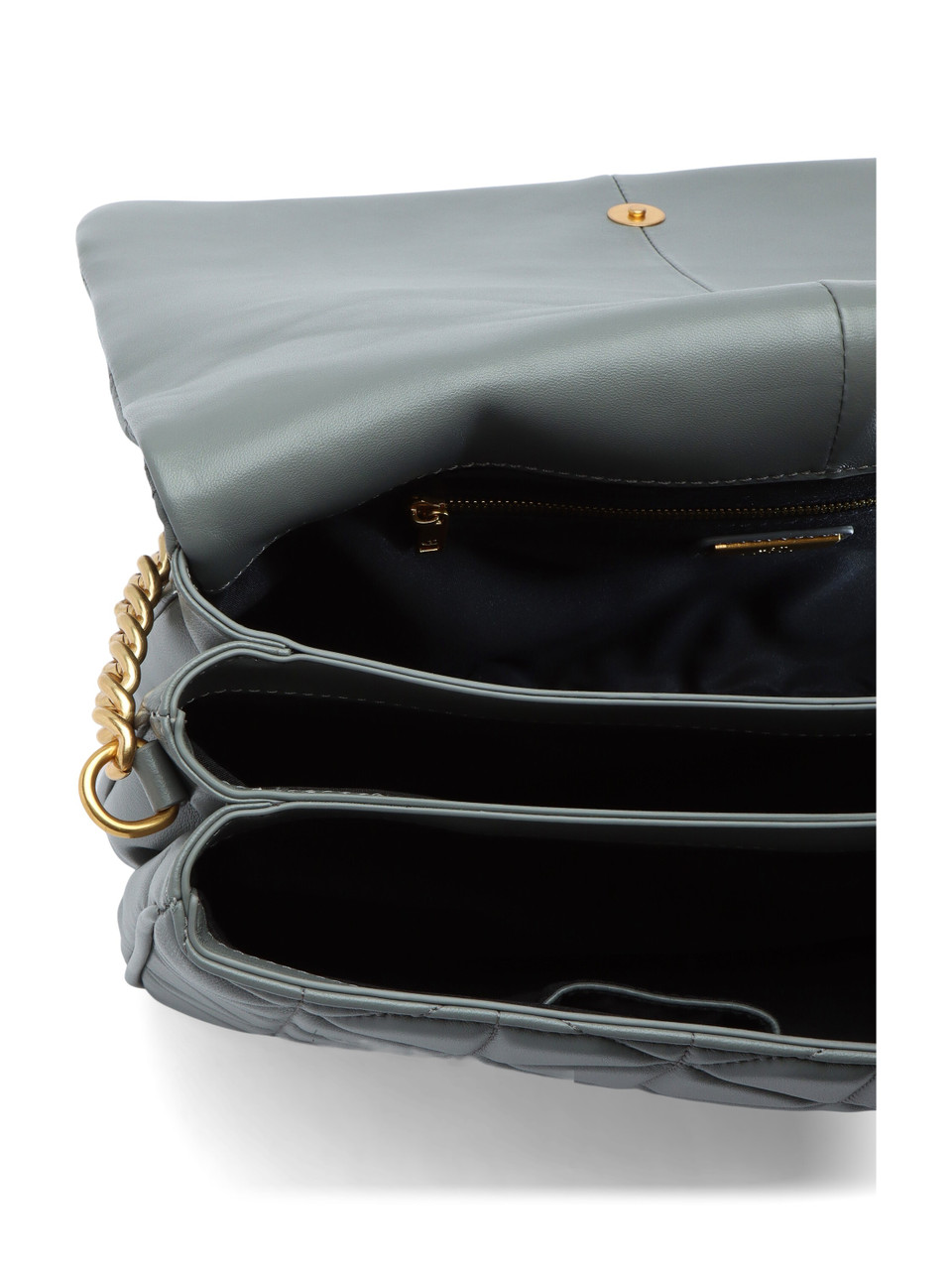 GRIGIO | Borsa a spalla in pelle trapuntata STICH&SPOON TRIPLE