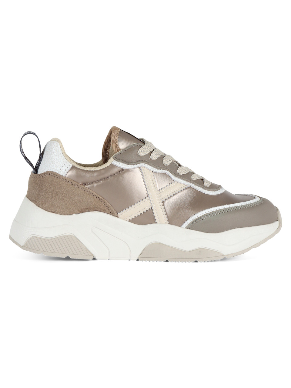 TORTORA | Sneakers WAVE in pelle e tessuto