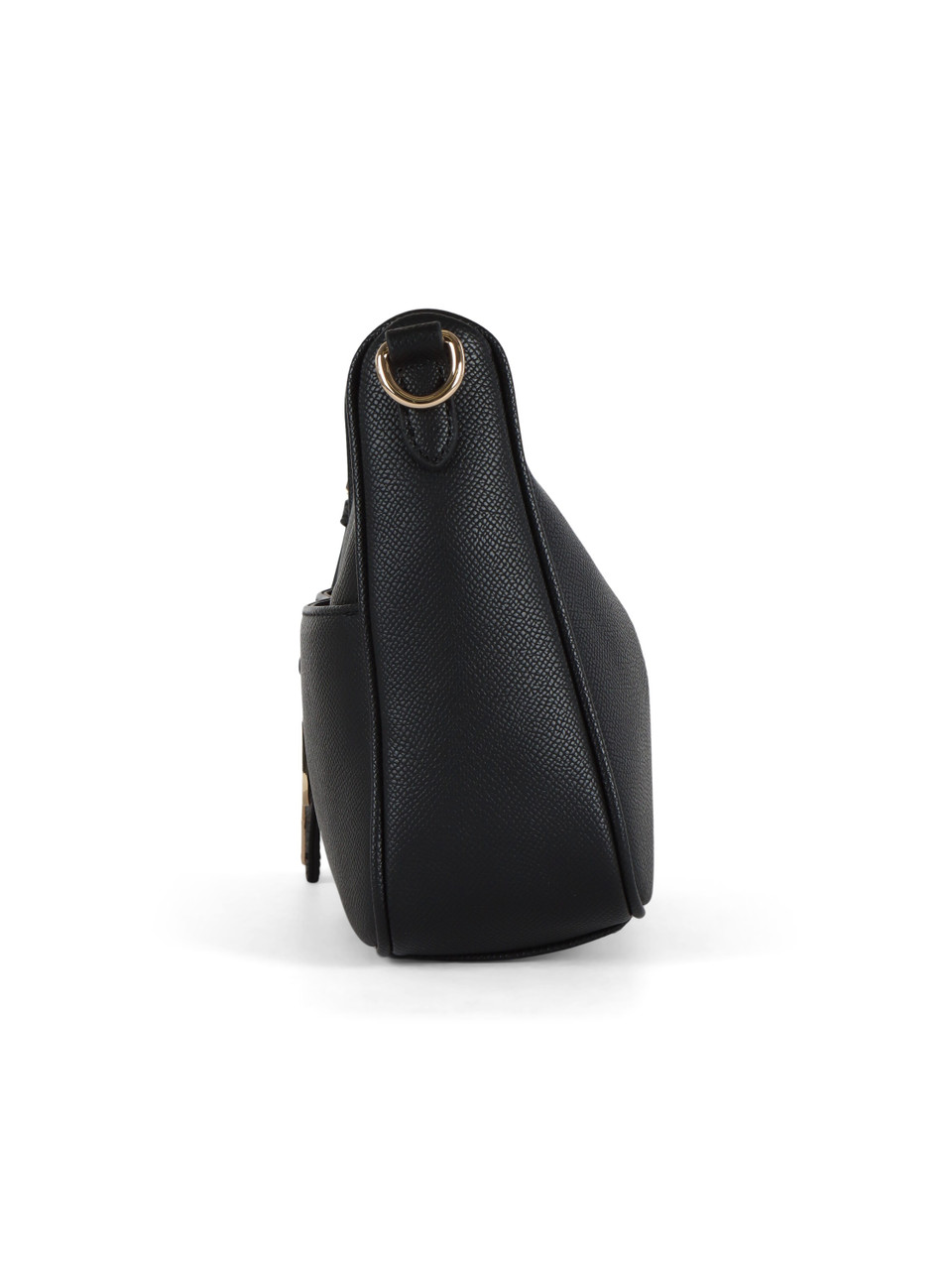NERO | Borsa a spalla CARRIE con placca logo