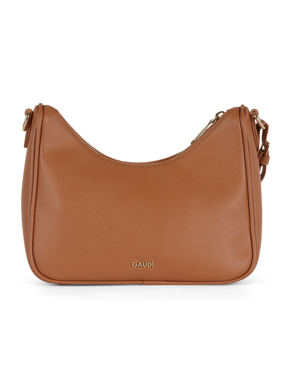 CUOIO | Borsa a spalla CARRIE con placca logo