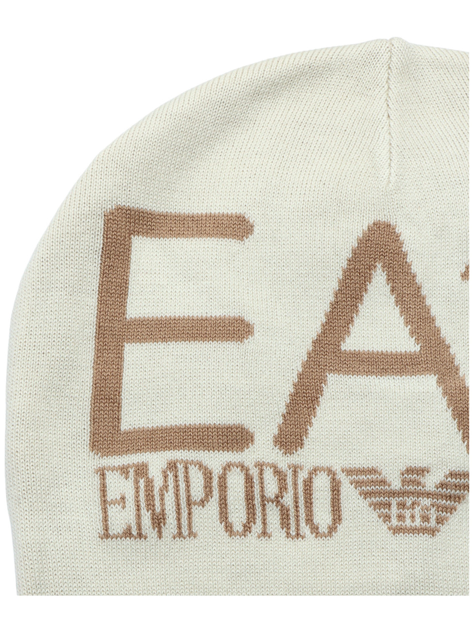 BEIGE | Cappello con motivo logo jacquard