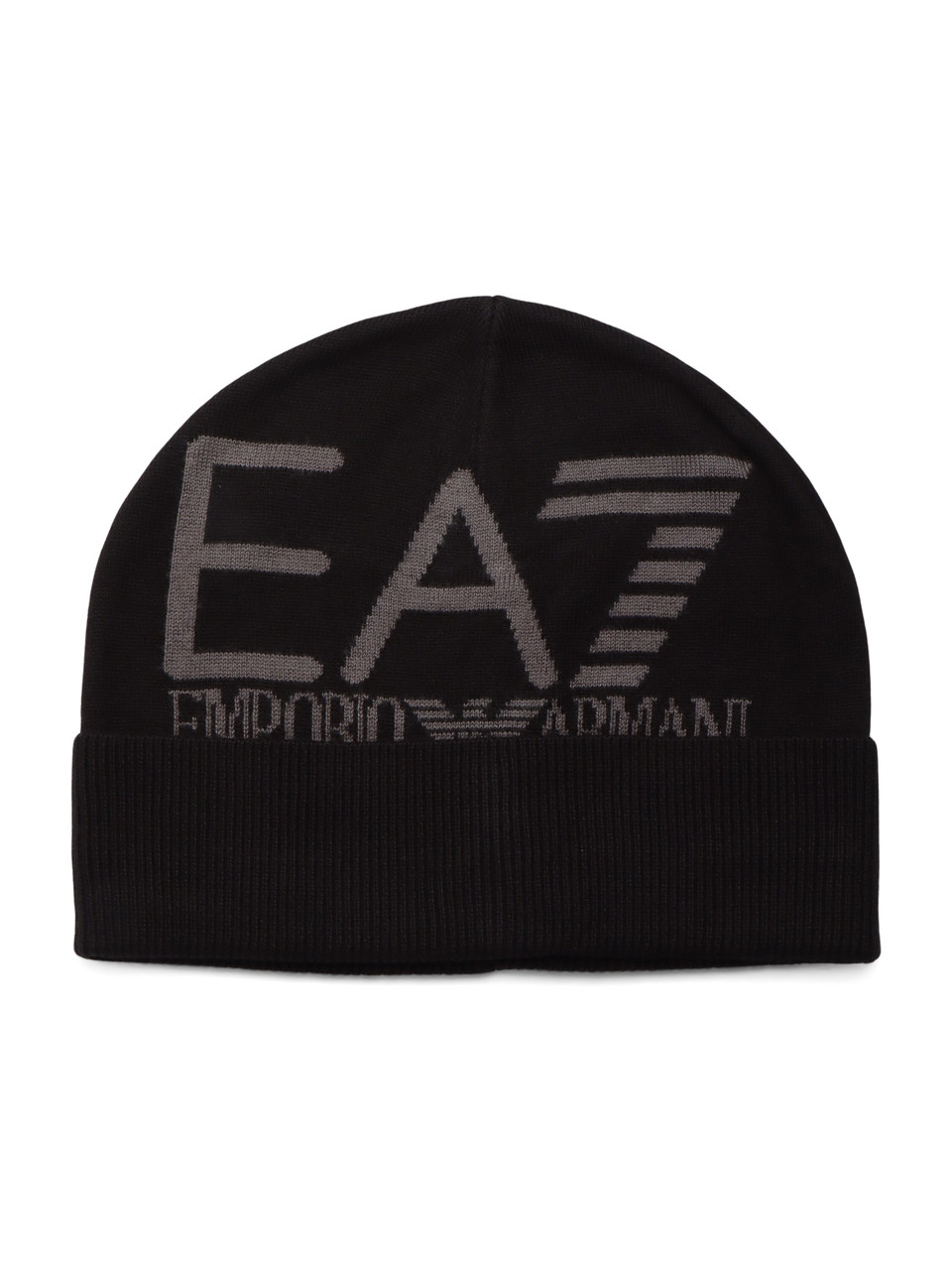 NERO | Cappello con motivo logo jacquard