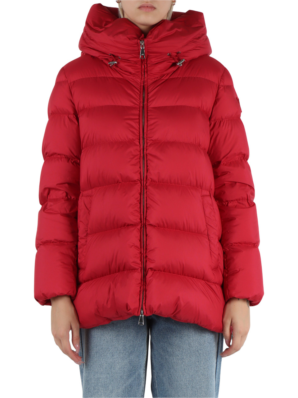 ROSSO | Piumino trapuntato con cappuccio COCOON LIGHT