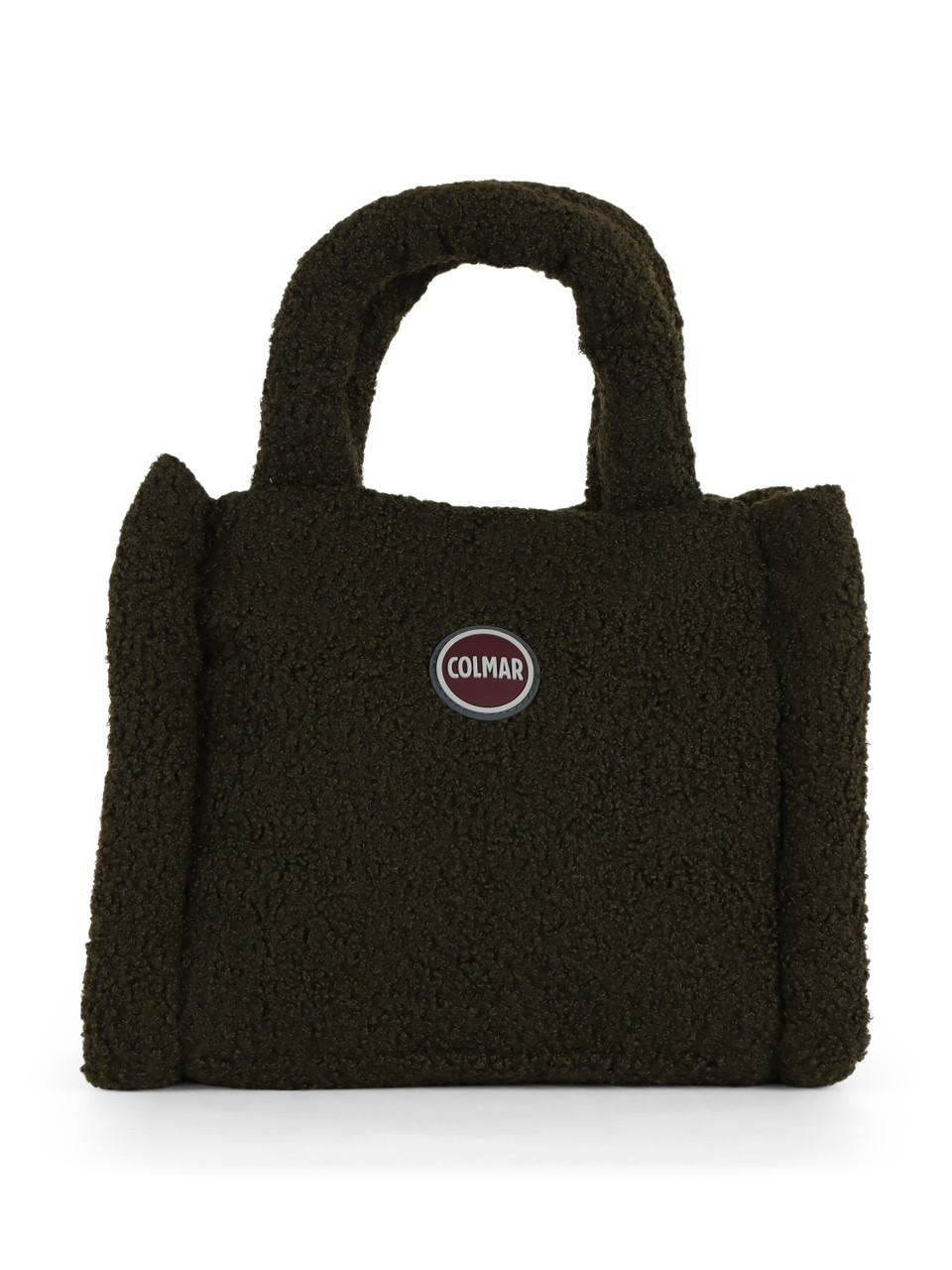 VERDE MILITARE | Borsa a mano effetto teddy CURRENCY