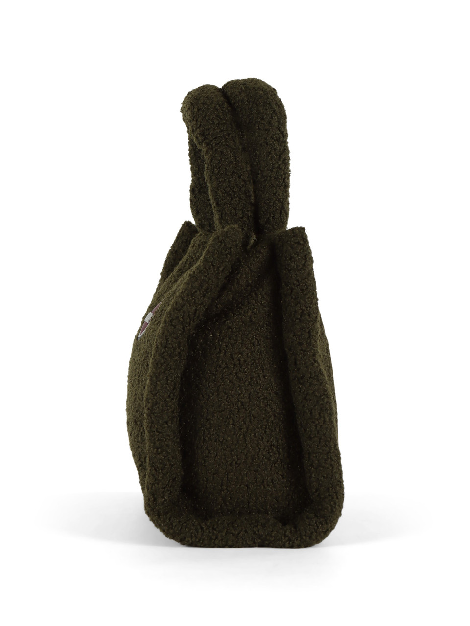 VERDE MILITARE | Borsa a mano effetto teddy CURRENCY