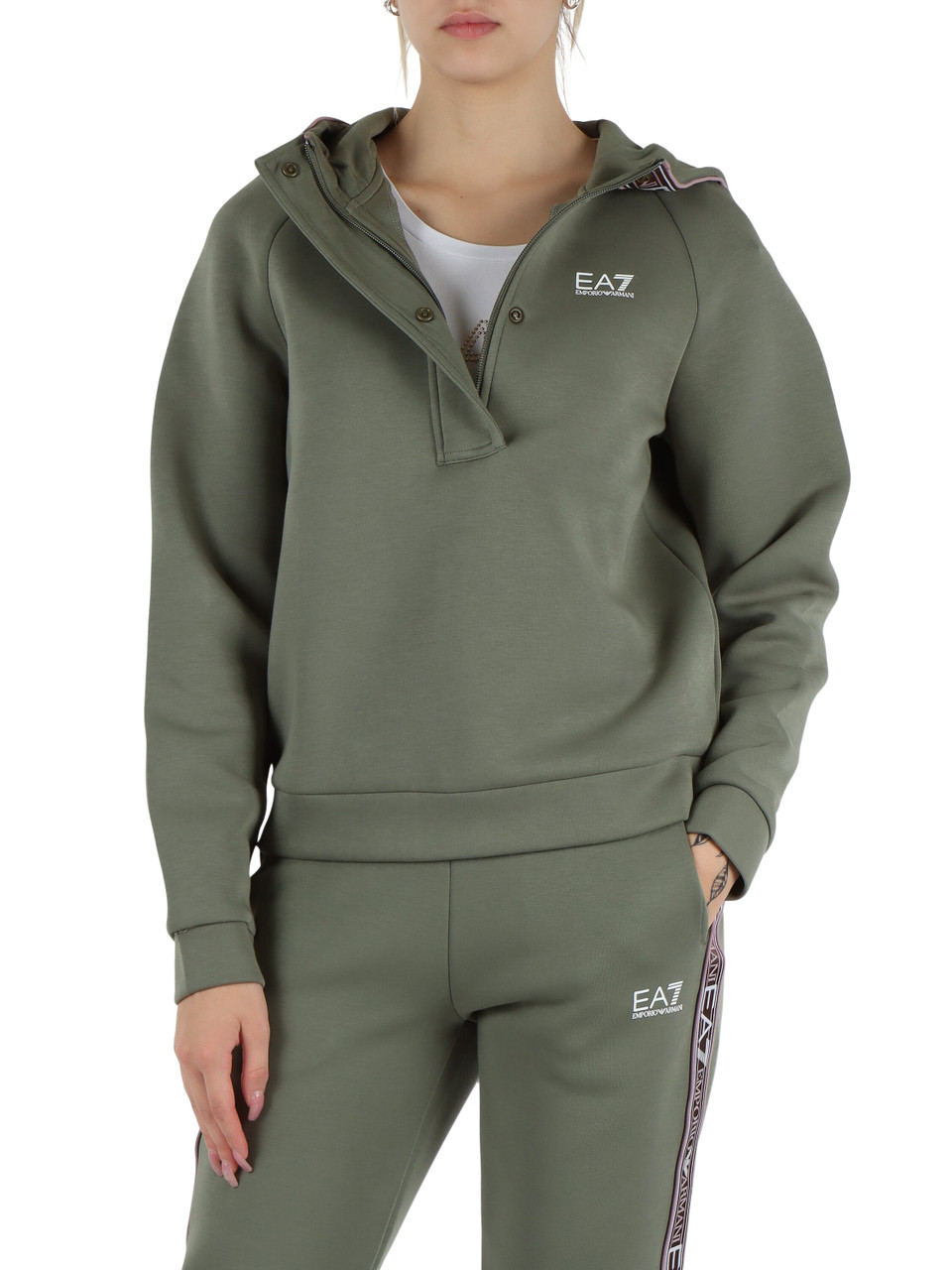 VERDE | Felpa con cappuccio NATURAL VENTUS 7