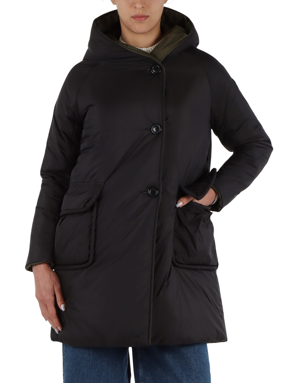 NERO | Giacca reversibile con cappuccio LEMORAY