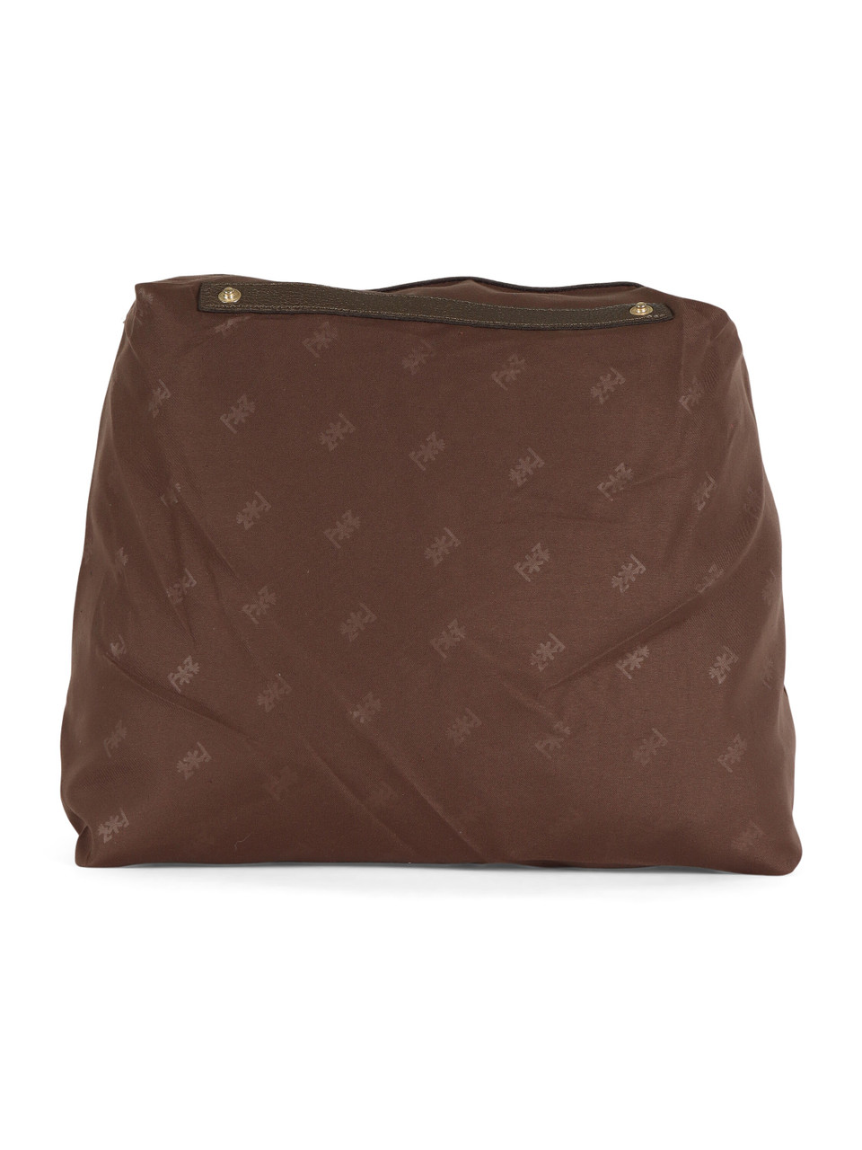 BRONZO | Borsa shopping effetto martellato con maxi pochette interna