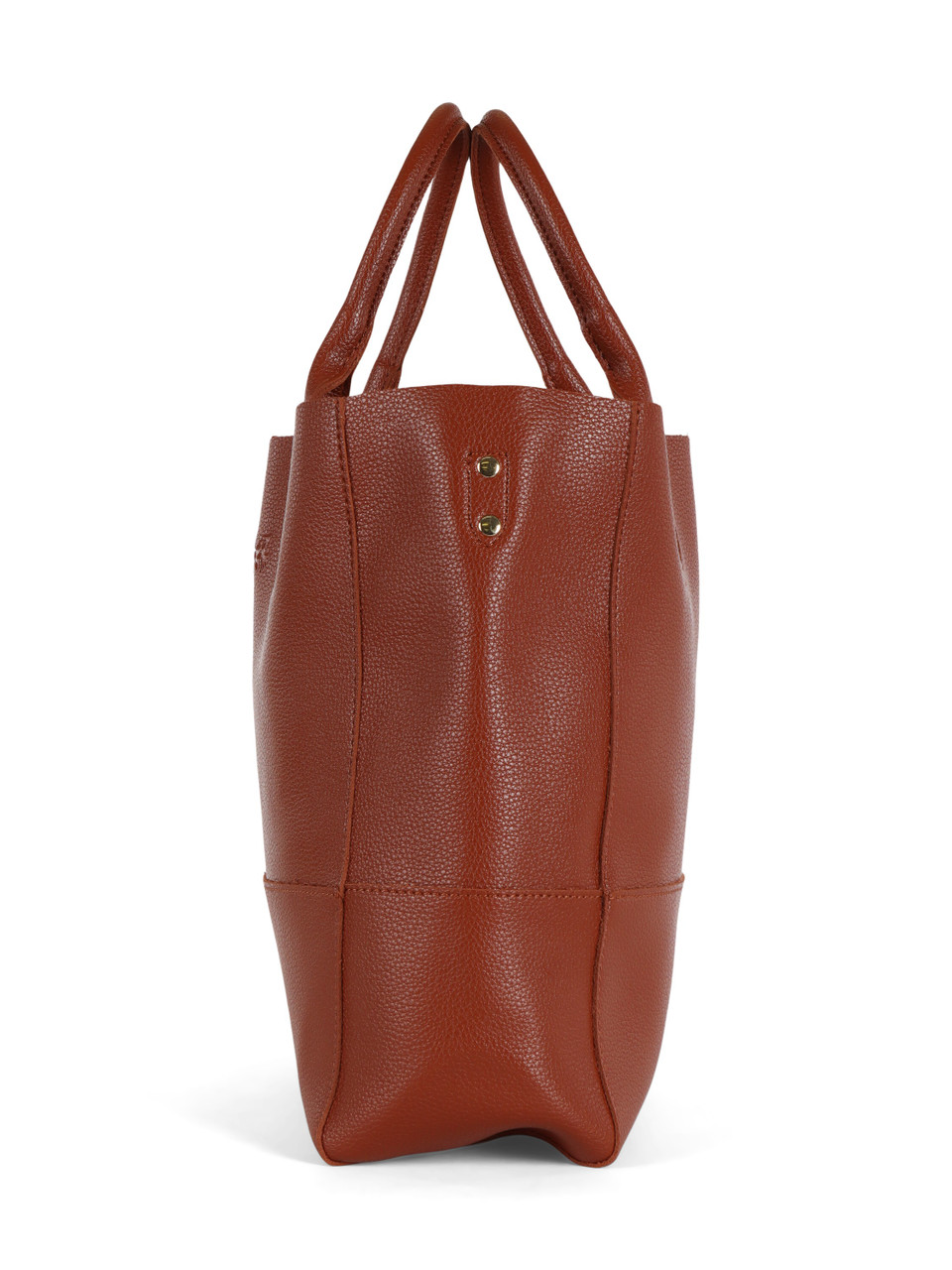 CUOIO | Borsa effetto martellato con maxi pochette interna