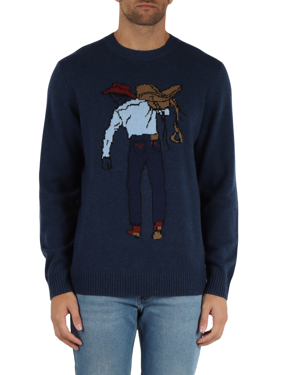 BLU | Maglia in misto lana ORIGINAL HOUSEMARK