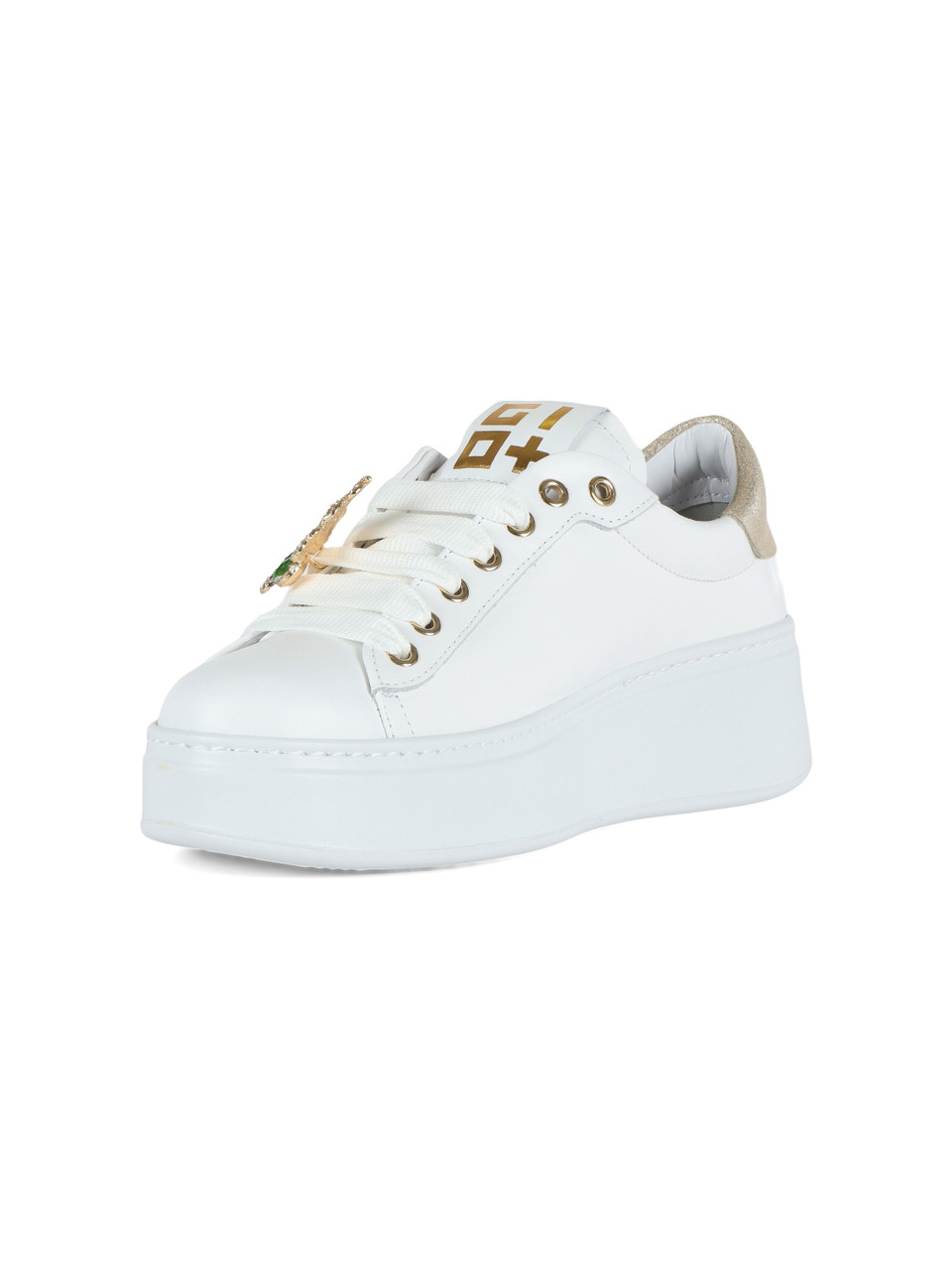ORO | Sneakers in pelle PIA304C con dettagli decorativi