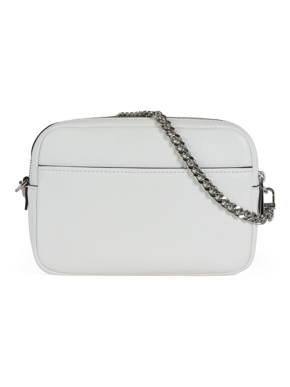 BIANCO | Borsa a tracolla in pelle martellata BRYANT Medium