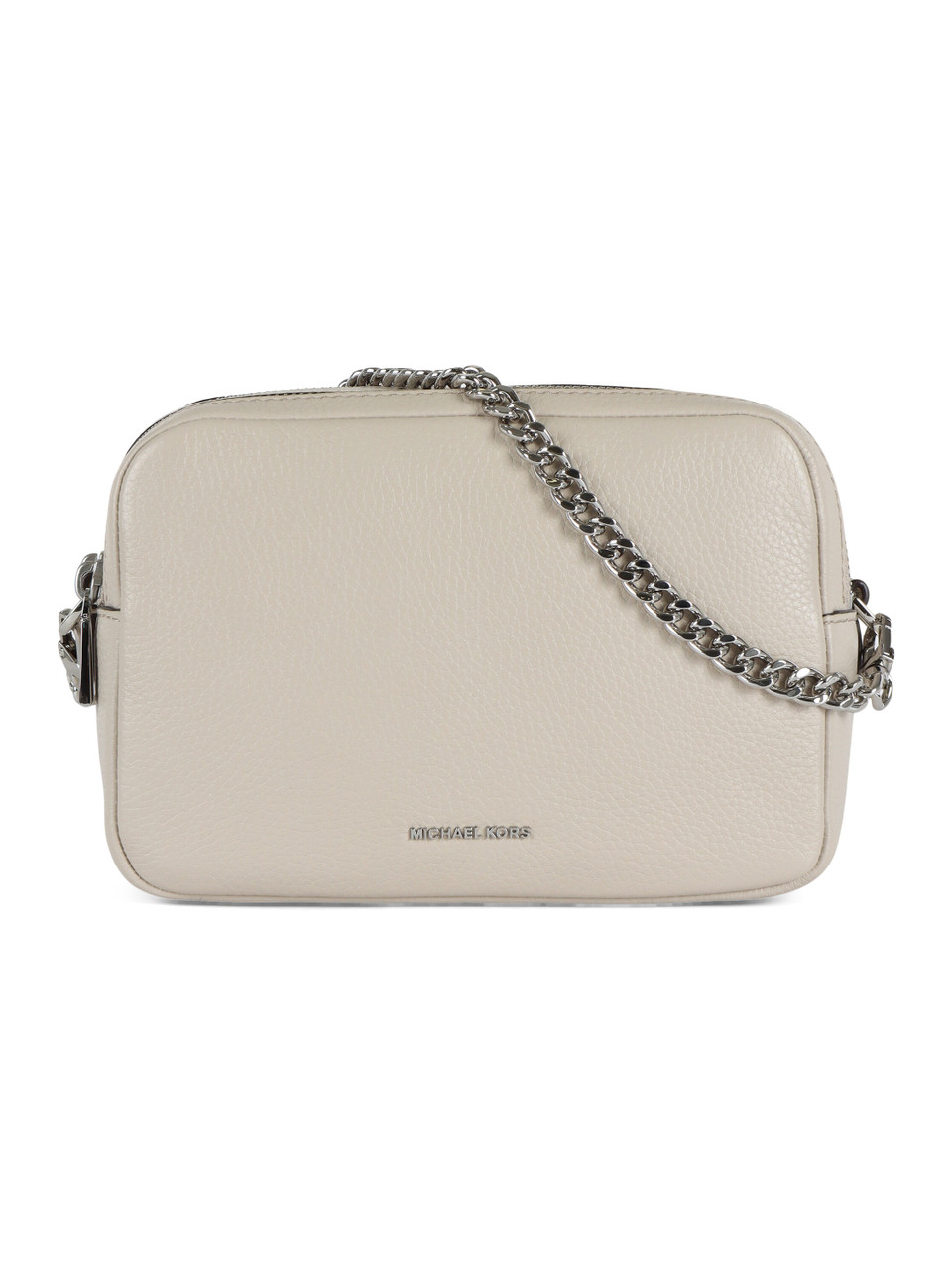 BEIGE | Borsa a tracolla in pelle martellata BRYANT Medium