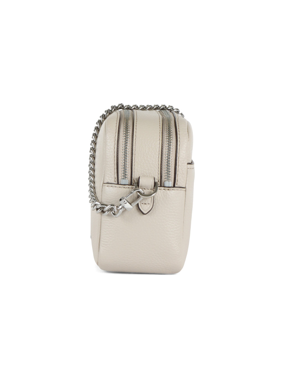 BEIGE | Borsa a tracolla in pelle martellata BRYANT Medium