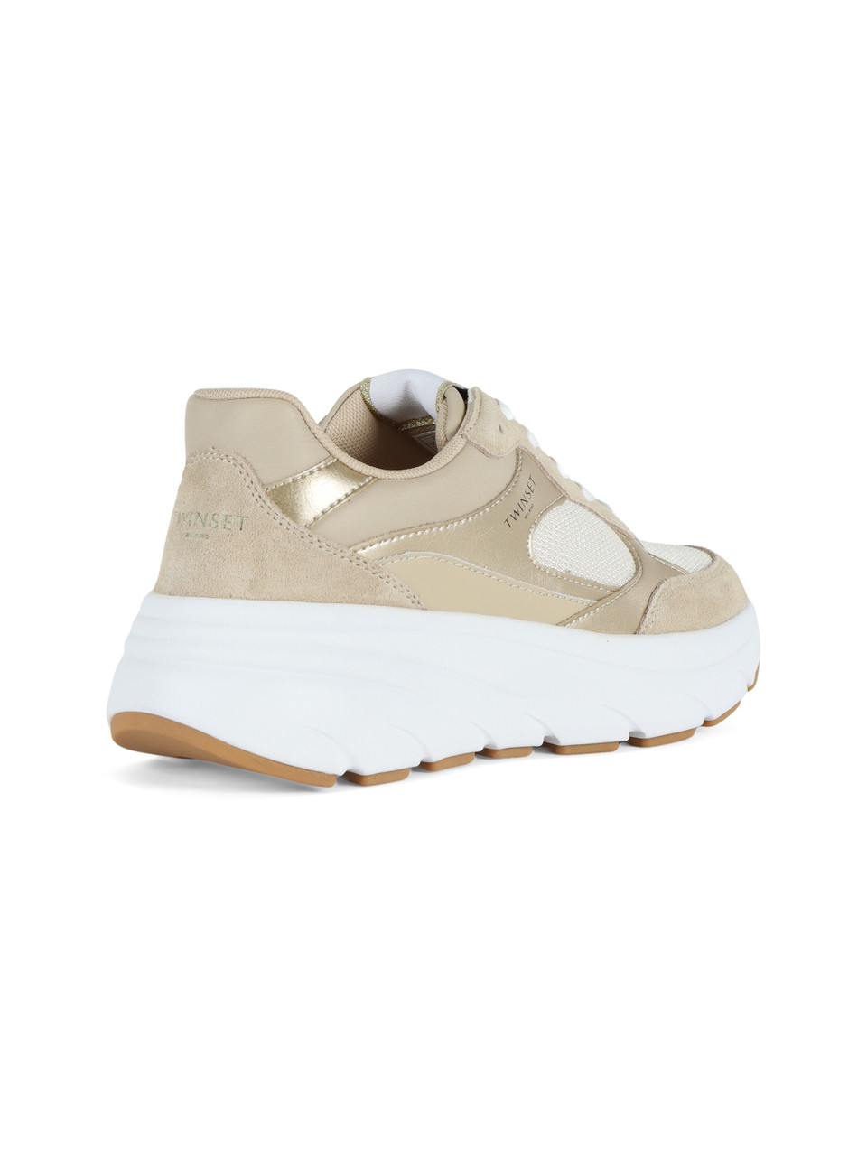 ORO | Sneakers in pelle ed ecopelle con dettagli in mesh