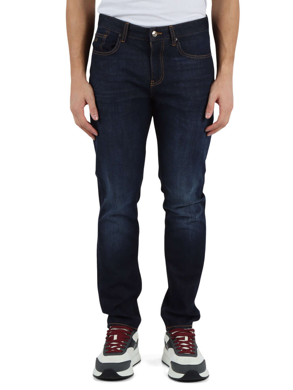 BLU SCURO | Pantalone jeans cinque tasche J14 skinny fit