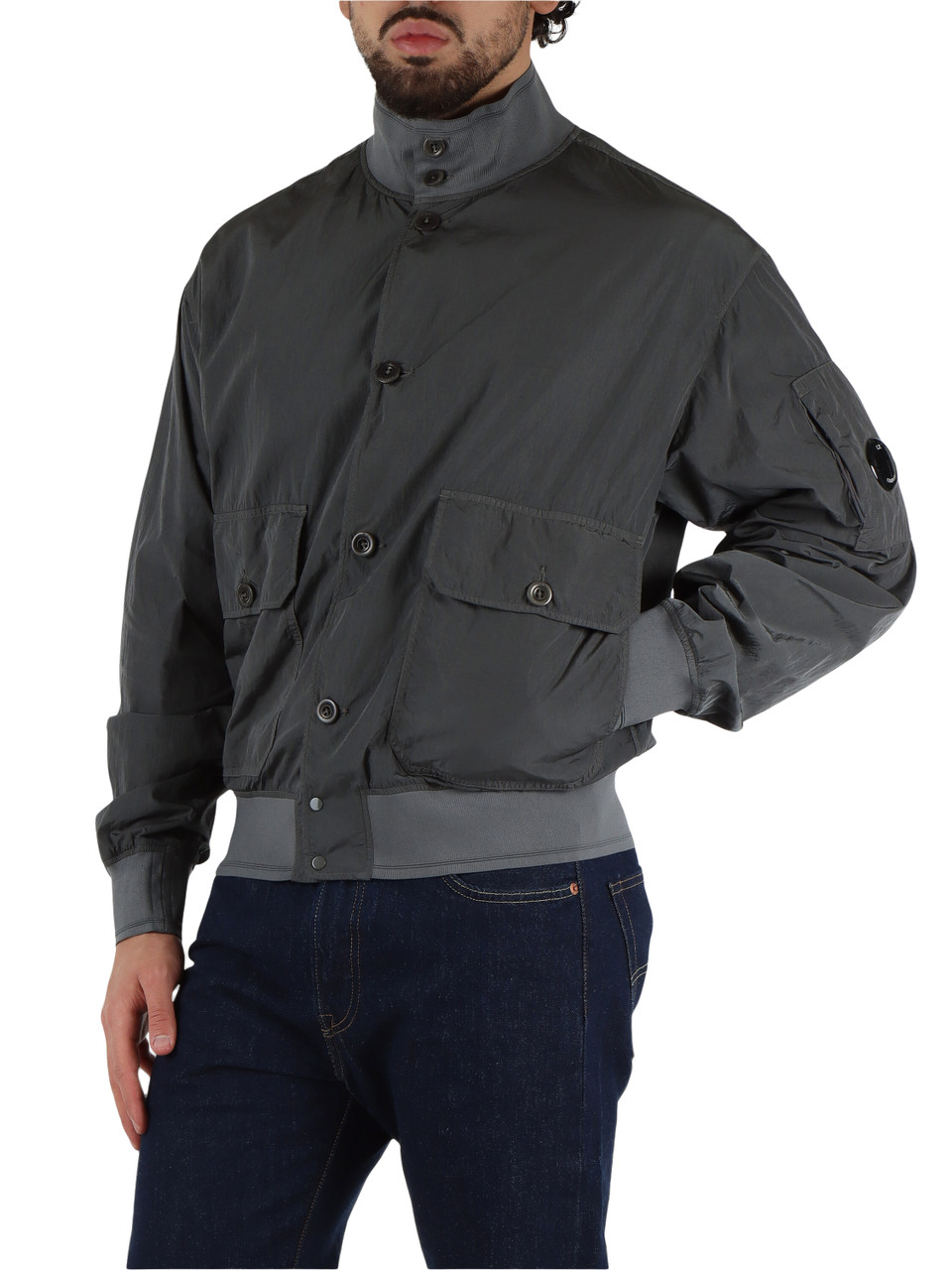 GRIGIO | Giubbotto leggero in Chrome-R