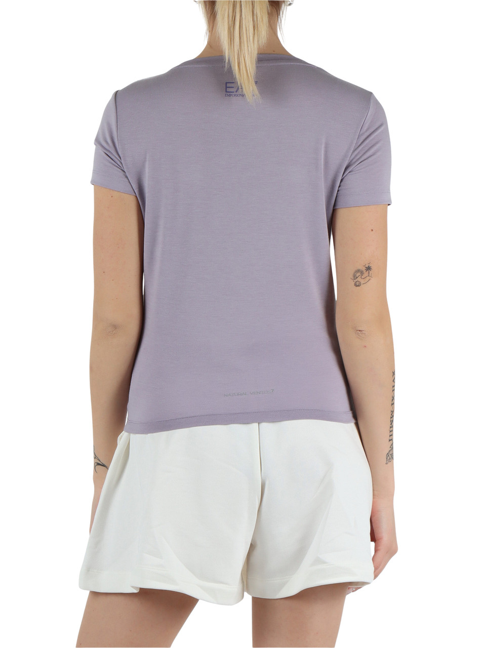 VIOLA CHIARO | T-shirt in misto viscosa NATURAL VENTUS 7