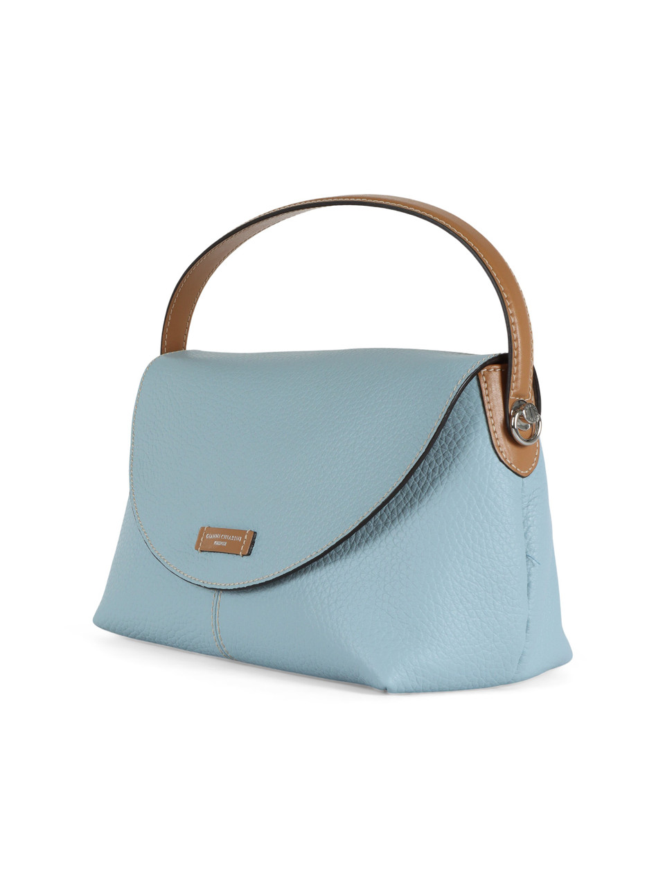 CELESTE | Borsa a mano in pelle martellata ALESSANDRA Medium
