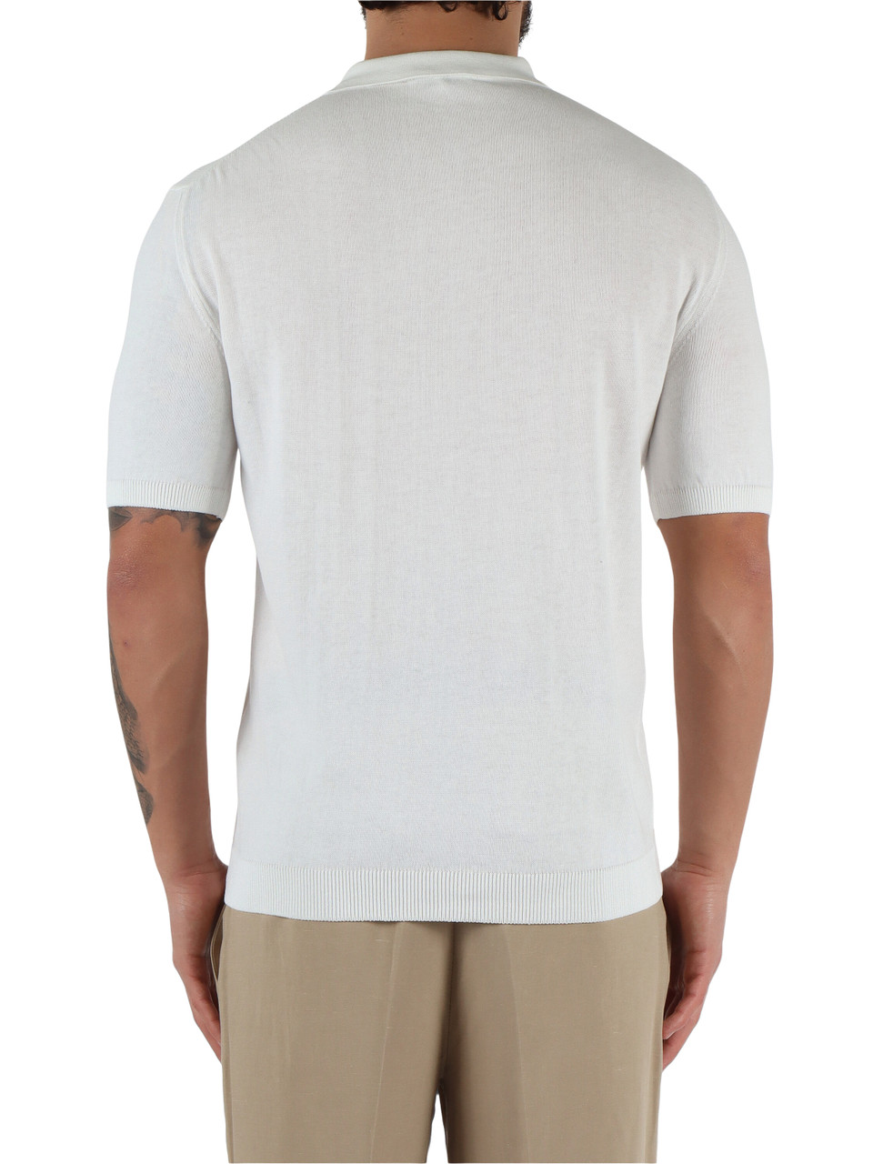 BIANCO | Polo FIVE in maglia di cotone