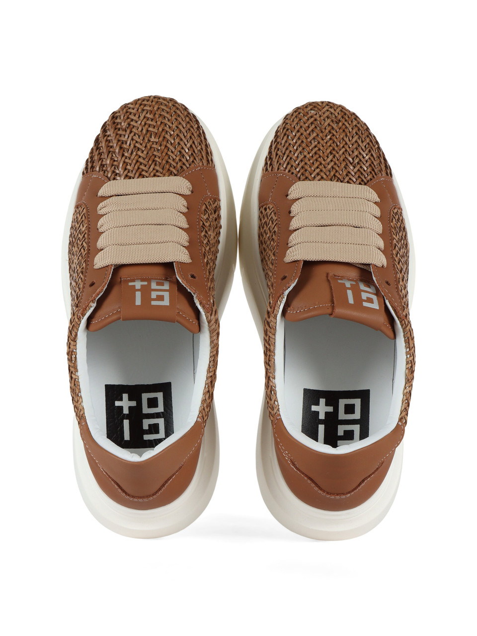 CUOIO | Sneakers in pelle e rafia ARIA50B