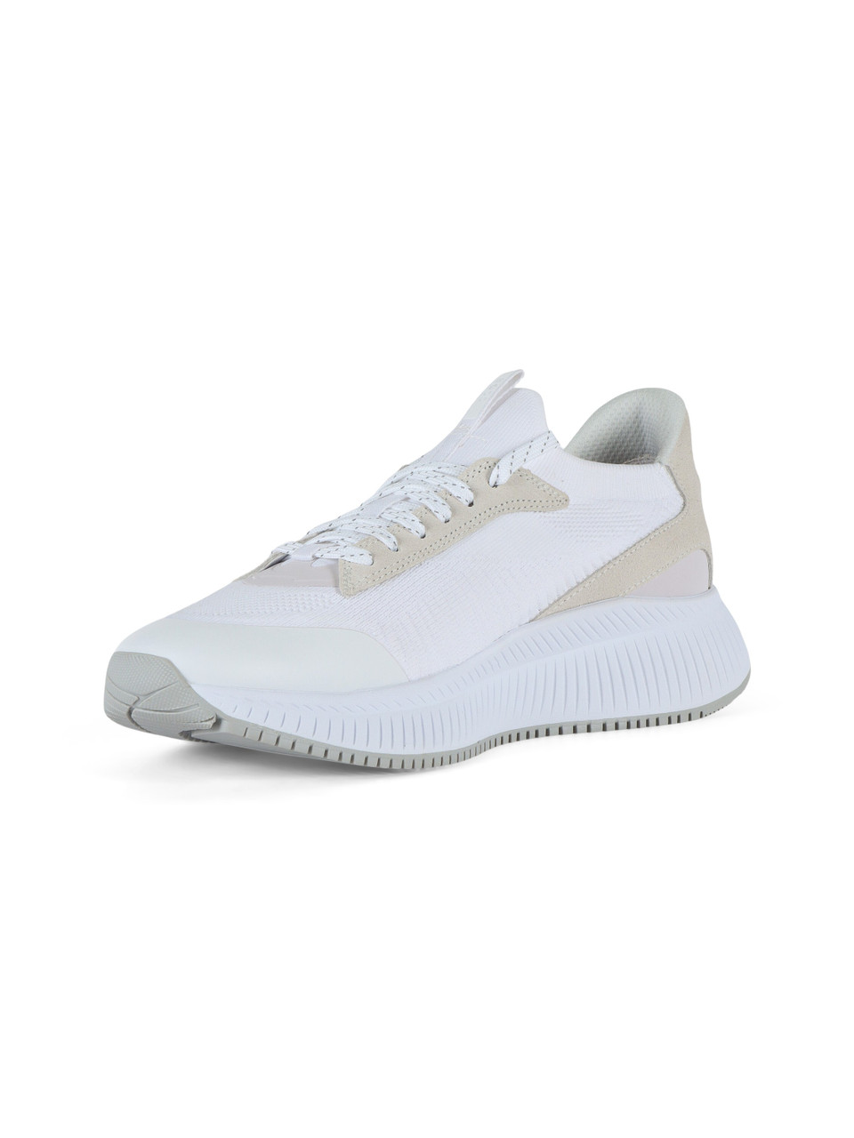 BIANCO | Sneakers in pelle e tessuto TTNM EVO