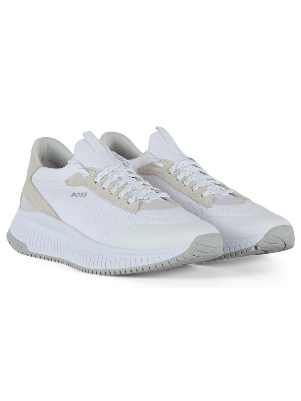BIANCO | Sneakers in pelle e tessuto TTNM EVO