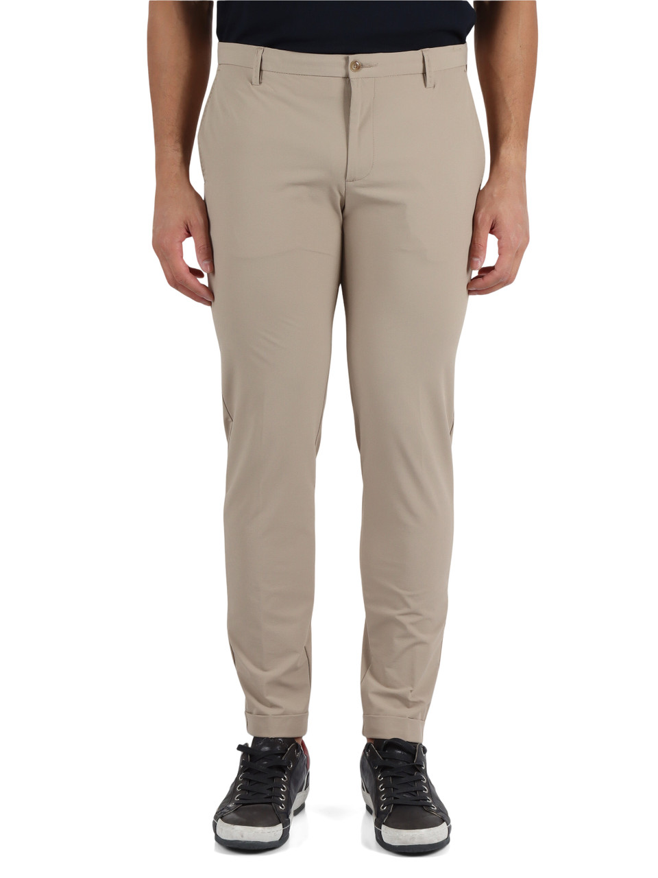 BEIGE | Pantalone SASA in tessuto tecnico stretch
