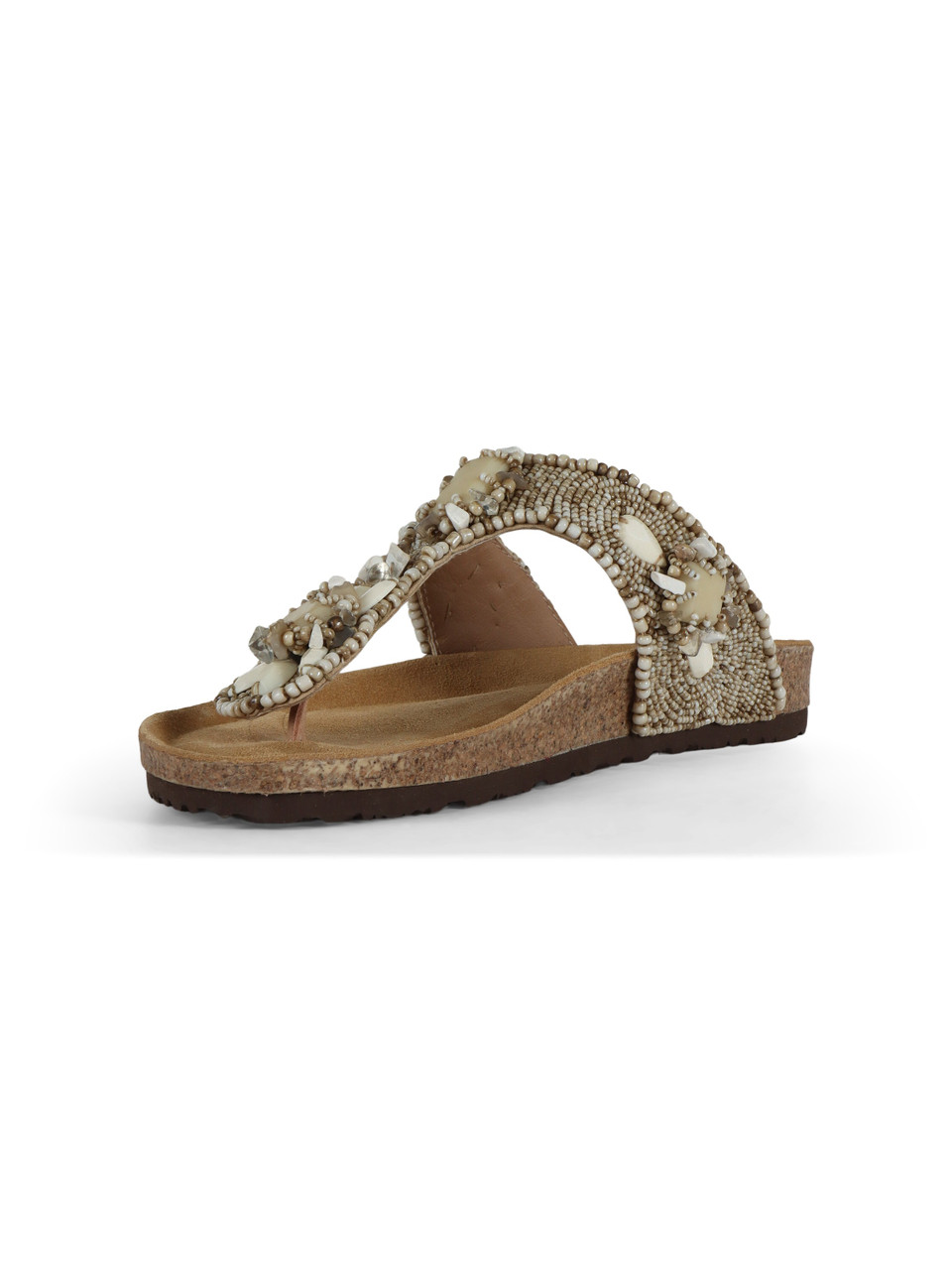 BEIGE | Sandalo INFRABIJOUX GLAMOUR con perline