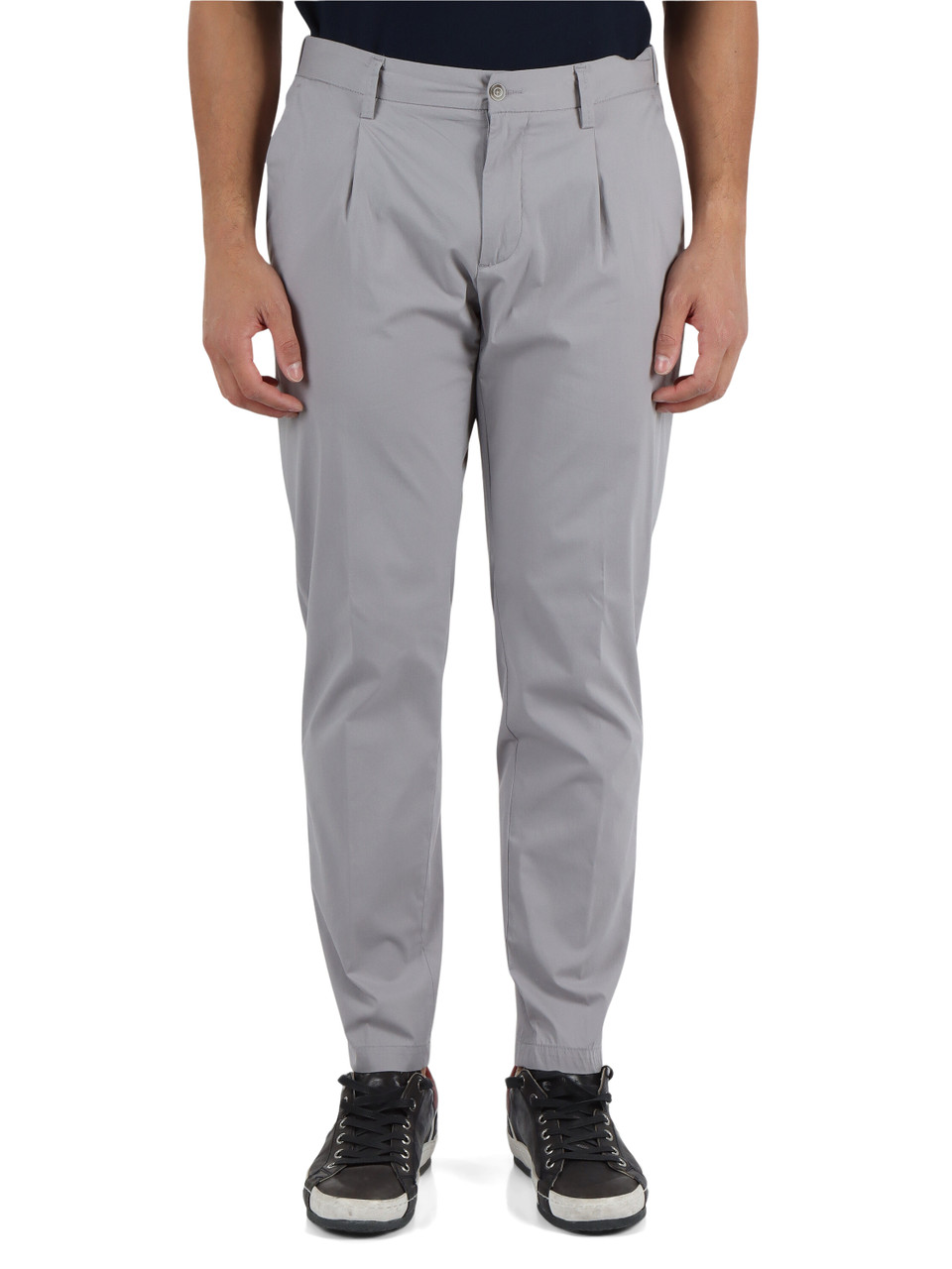 GRIGIO | Pantalone in misto cotone BERLINO