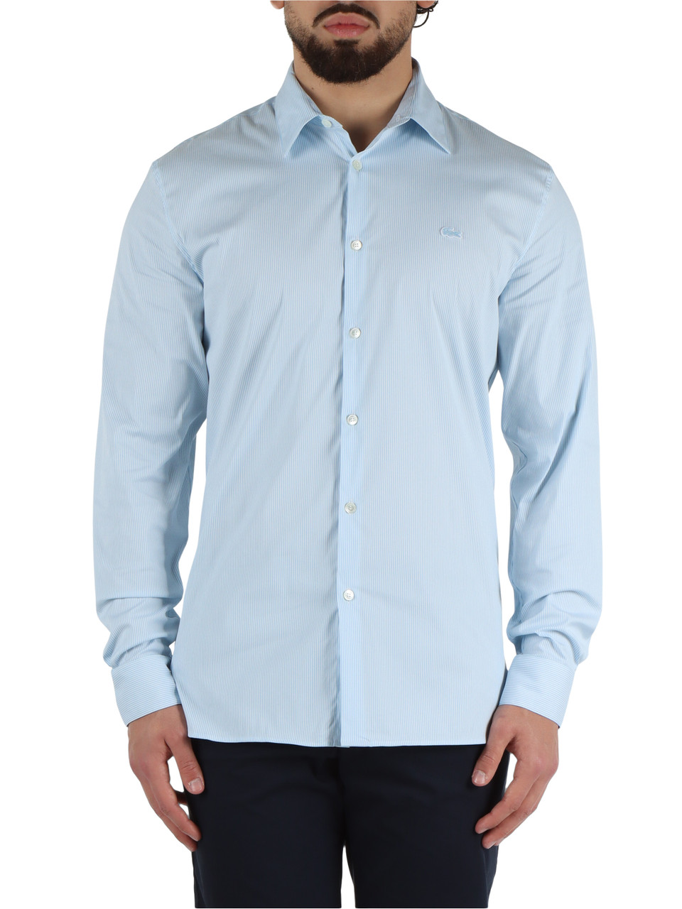 CELESTE | Camicia slim fit in misto cotone