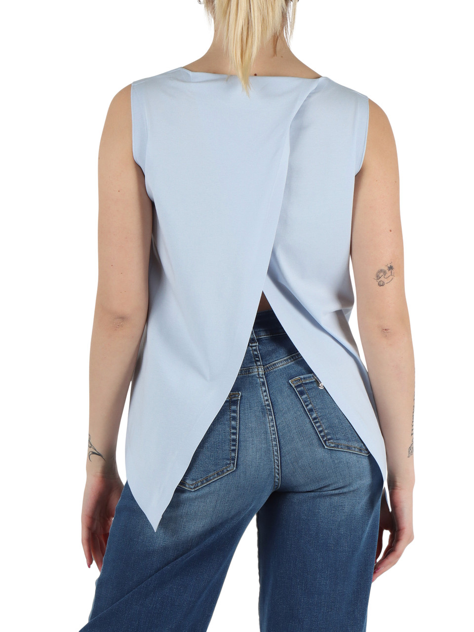 CELESTE | Top in cotone stretch ICHU