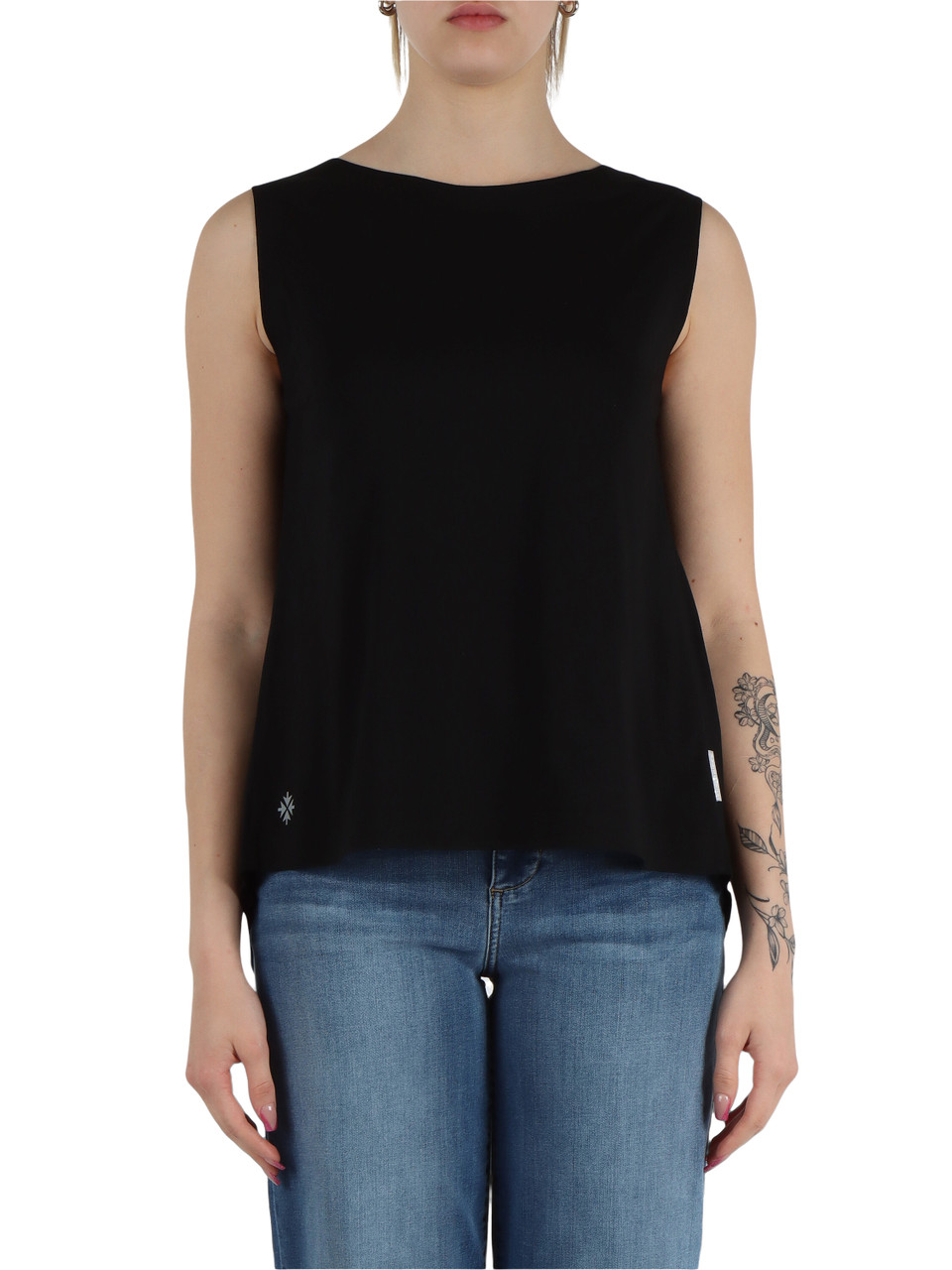 NERO | Top in cotone stretch ICHU