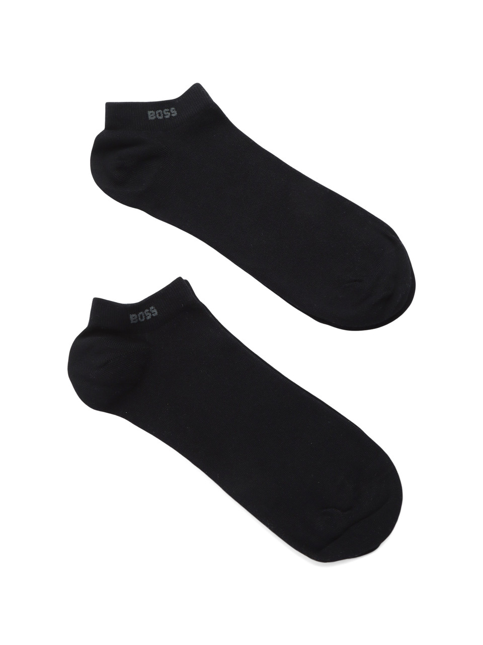NERO | Il set comprende due paia di calzini con scritta logo jacquard