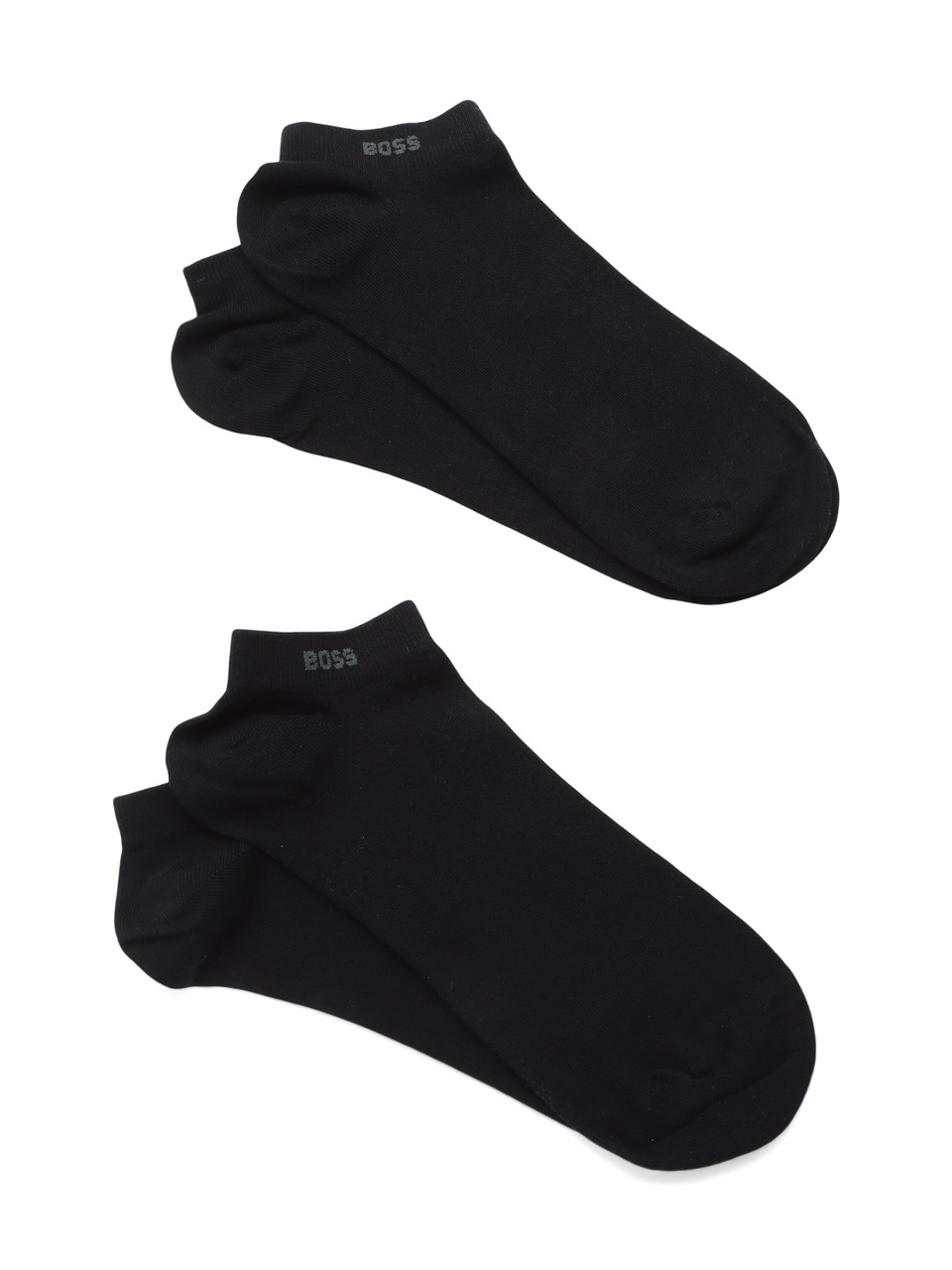 NERO | Il set comprende due paia di calzini con scritta logo jacquard