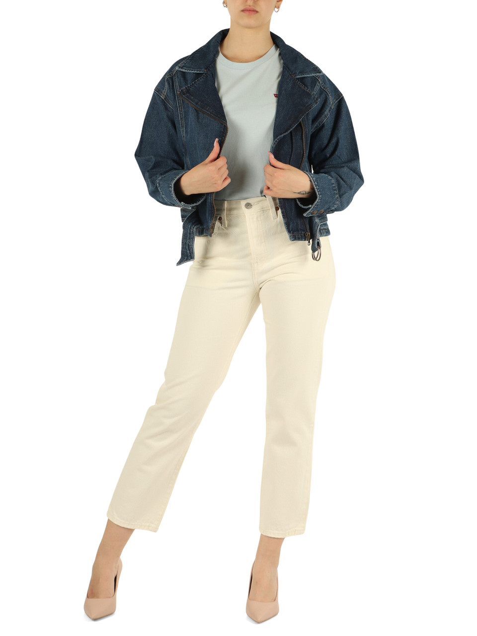 BLU | Giacca biker in denim
