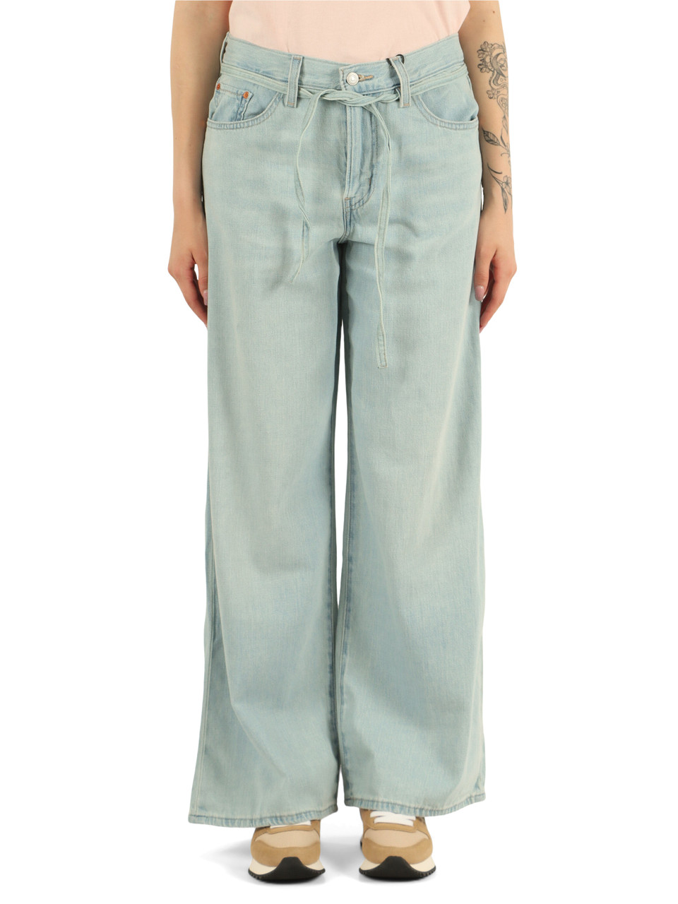 CELESTE | Pantalone jeans leggero cinque tasche XL Straight