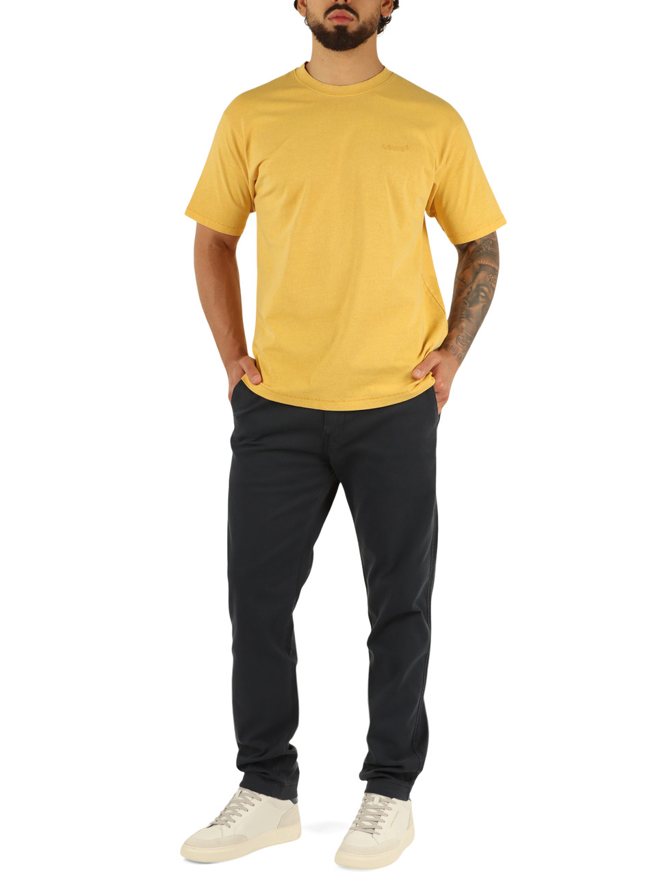 BLU SCURO | Pantalone XX CHINO Standard Taper in cotone stretch