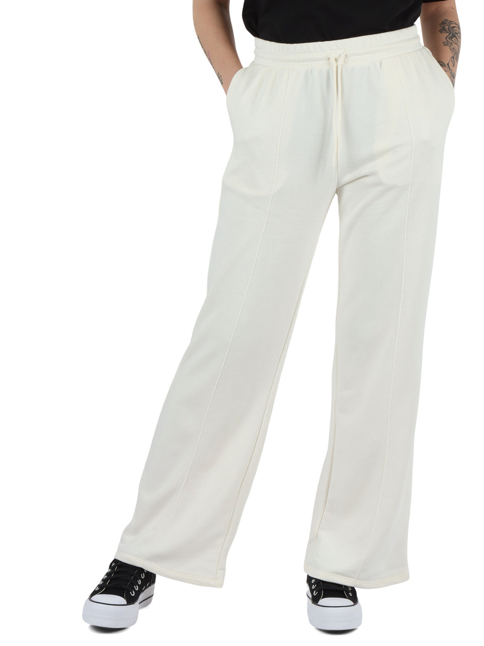 PANNA | Pantalone sportivo in misto cotone con ricamo logo