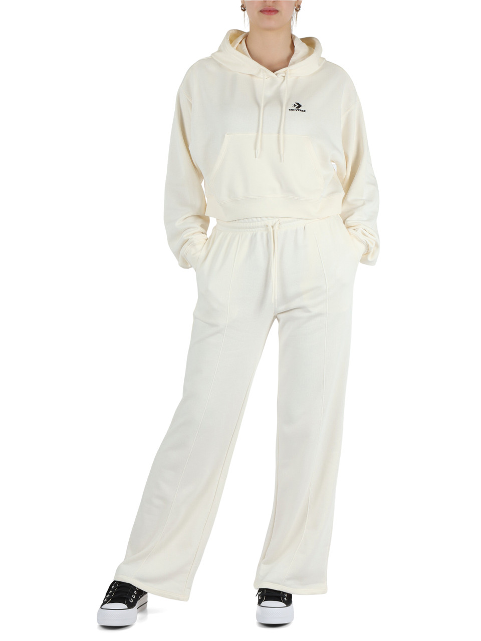 PANNA | Pantalone sportivo in misto cotone con ricamo logo