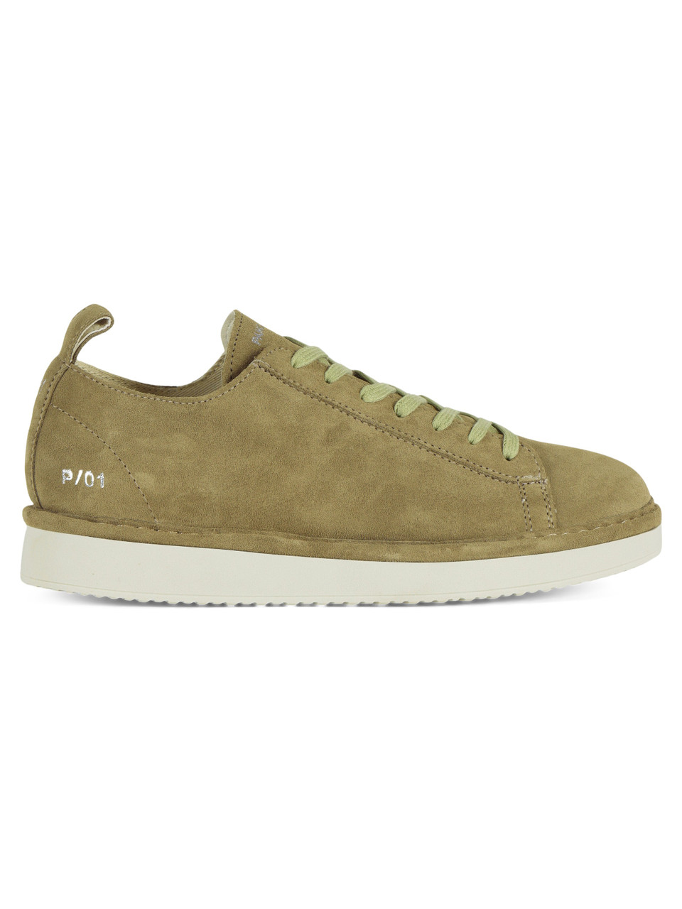 KAKI | Stringate in suede P01