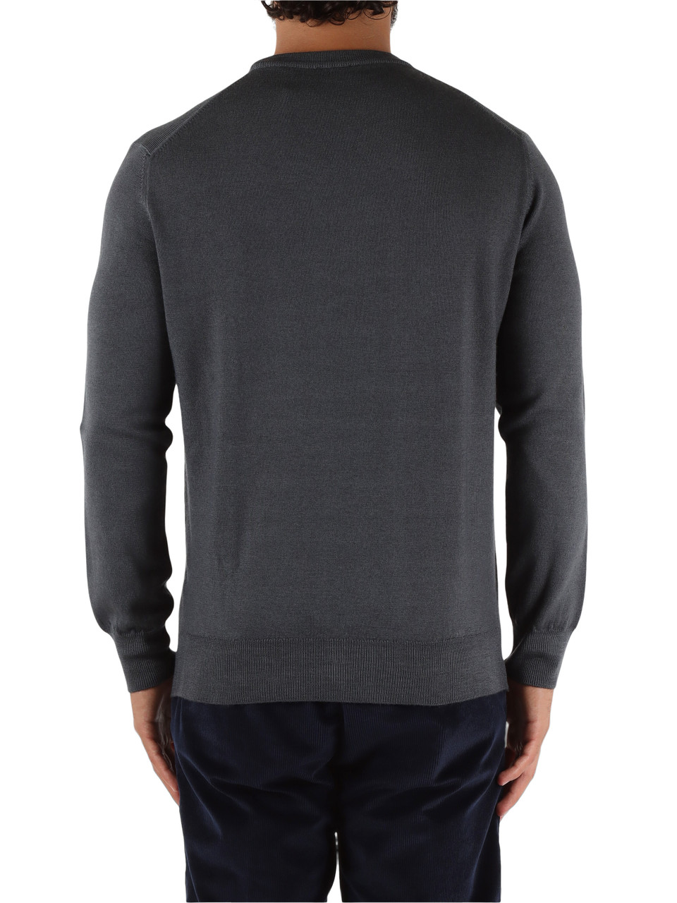 GRIGIO | Maglia girocollo in lana vergine GRIGIO | Maglia girocollo in lana vergine