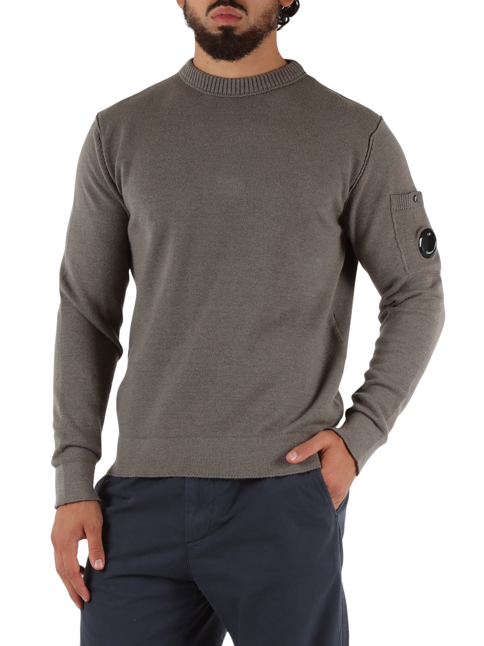TORTORA | Maglia girocollo in misto cotone