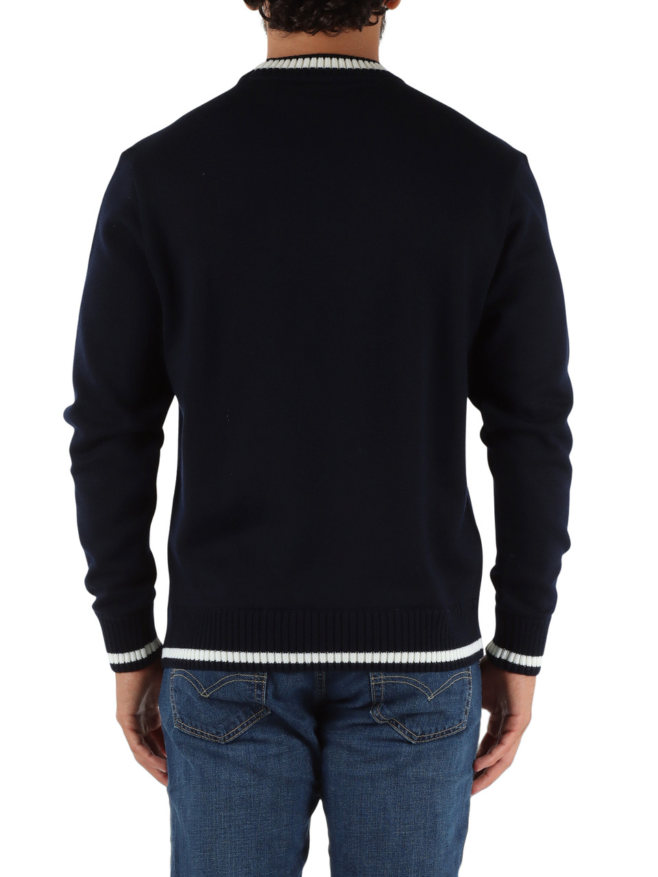 BLU SCURO | Maglia girocollo in lana vergine BLU SCURO | Maglia girocollo in lana vergine