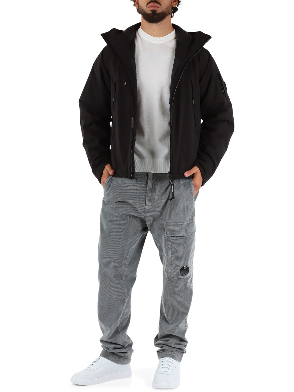 NERO | Giubbino in tessuto PRO-TEK Primaloft Insulation
